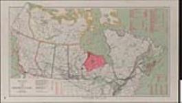 Map of the Dominion of Canada [showing in pink the unceded portion of northern Ontario and northeastern Manitoba] [cartographic material] / J.E. Chalifour, Chief Geographer 1912