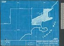 [Shoal Lake Reserve no. 40]. Greater Winnipeg Water District. Plan of proposed addtional land at Indian Bay [cartographic material] 1919.