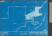 [Shoal Lake Reserve no. 40]. Greater Winnipeg Water District. Plan of proposed addtional land at Indian Bay [cartographic material] 1919.