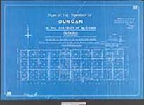 Plan of the township of Duncan in the District of Algoma, Ontario [cartographic material] / Thos. Byrne, O.L. Surveyor 1897(1904).