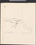 [Kingsclear Reserve no. 6. Plan showing the location of the boom to be built on the Saint John River 11 miles upriver from Fredericton, N.B. by residents of the Kingsclear Reserve] [cartographic material] [1910]