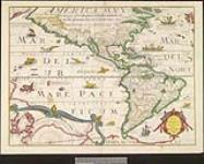 Nova America descriptio [cartographic material] / per N. Io. Visscher, Gerard Iollain excudit 1666. 1666.