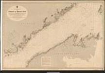 The Strait of Belle Isle [cartographic material] / from surveys by Commander G.E. Richards R.N. and the Officers of H.M. surveying ship Rambler in 1897, Commander H.E. Purey-Cust R.N. and the Officers of H.M. surveying ship Rambler in 1898, Staff Commander W. Tooker R.N. and two assistants in the S.S. Gulnare, 1898 30 June 1899, 1904.