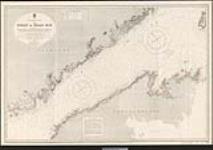 The Strait of Belle Isle [cartographic material] / from surveys by Commander G.E. Richards R.N. and the Officers of H.M. surveying ship Rambler in 1897, Commander H.E. Purey-Cust R.N. and the Officers of H.M. surveying ship Rambler in 1898, Staff Commander W. Tooker R.N. and two assistants in the S.S. Gulnare, 1898 30 June 1899, 1950.