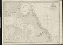 Labrador [cartographic material] : compiled from various documents in the Hydrographic Office, 1881 30 Mar. 1871, 21 Aug. 1922.