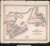 Colton's New Brunswick, Nova Scotia, Newfoundland and Prince Edward Id. [cartographic material] 1855.