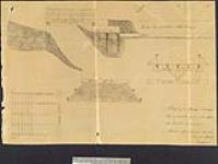Sketch of bridge between the townships of Tus[carora] & Brantford in the 2nd concession [technical drawing] [1887]