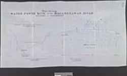 [Magnetawan Reserve no. 1]. Plan shewing water power site on the Maganetawan River, township of Wallbridge [cartographic material] 1901