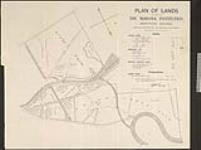 [Glebe Farm Reserve no. 40B]. Plan of lands connected with the Mohawk Institution, Brantford, Ontario. Copied from farm map made from approximate measurements 1910(1912).