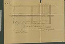 Sketch of a fence around the cemetery in front of river lot no. 38, Tuscarora [Ont.] [architectural drawing] 1892.