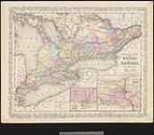 Canada West, formerly Upper Canada [cartographic material] 1856.