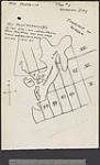 [Sketch of Cognashene Lake in Gibson Township, Ont. showing the site applied for by Mr. Washburn] [cartographic material] [1933]