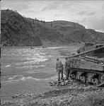 Canadian recovery operations on Imjim River, Korea July 25, 1951.