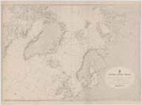 North polar chart [cartographic material] : including the Atlantic Ocean to the 50th parallel and the Arctic seas from Barrow and Franklin Straits on the west to Novaya Zemlya and Franz Josef Land on the east 20 May 1875, 1941.