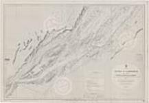 River St. Lawrence (below Quebec). Goose Island to Quebec [cartographic material] / surveyed by Staff Commr. W. F. Maxwell, assisted by Staff Commrs. F.W. Jarrad, W.N. Goalen & P.H. Wright, R.N., 1885-8 2 Aug. 1890, 5 Aug. 1924.