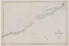 River St. Lawrence - Montreal to Ogden Island [cartographic material] / Montreal to Lachine Rapids from a survey by Captain H.W. Bayfield R.N., 1858; St. Regis to Ogden Island from the United States government survey, 1871-3 10 June 1882, 1896.