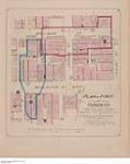 Plan of fires at Toronto, Jany 6th & Jan'y 10th, 1895 January 1895.