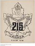 Join the 215th Overseas Battalion 1914-1918