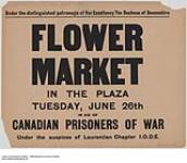 Flower Market in the Plaza 1914-1918