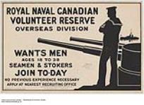 Royal Naval Canadian Volunteer Reserve Overseas Division : recruitment campaign 1914-1918