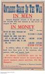 Ontario's Share in the War: Men and Money 1914-1918