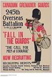 Canadian Grenadier Guards 245th Overseas Battalion : recruitment campaign 1914-1918