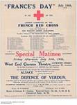 "France's Day" In Aid of the London Committee of the French Red Cross, Special Matinee 1914-1918