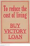 To Reduce the Cost of Living, Buy Victory Loan 1914-1918