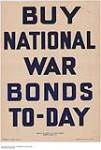 Buy National War Bonds Today 1914-1918