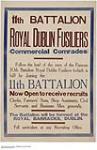 Eleventh Battalion Royal Dublin Fusiliers, Now Open to Receive Recruits 1916 ?