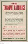 The "German" Catholics 1914-1918