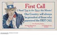 First Call, I Need You in the Navy 1917