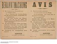 Avis, Artres, 5 Juillet 1916 July 5, 1916