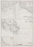 Plans in the Gulf of St. Lawrence [showing features of Anticosti Island including Ellis Bay, Bear Bay, the east cape and the south west point of Anticosti and Salt Lake Bay along with Shelter Bay on the north shore of Quebec] [cartographic material] / surveyed by Captain H.W. Bayfield, 1830 and Staff Commander W. Tooker, 1892 Dec. 1899, Sept. 1942.