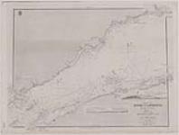 Plans of the River St. Lawrence below Quebec, sheet 2, between the Rivers Bersimis and Saguenay including Bic and Green Islands [cartographic material] / surveyed by Captn. Bayfield R.N. F.A.S., 1827-1834 1 Dec. 1837, Apr. 1863.