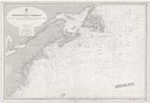 Newfoundland to Bermuda [cartographic material] : including the Gulf of St. Lawrence and portion of the east coast of the United States / from the latest British and United States government surveys 14 July 1919, 1942.