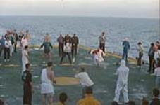 [HMCS Protecteur - Sports on deck] March 23, 1991.