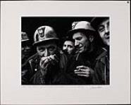 Iron Ore Miners Going On Shift at Wabana Mine 1954.
