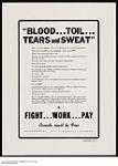 Blood... toil...tears and sweat 1939-1945.