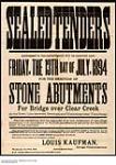 Sealed Tenders June 27, 1894