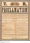 Proclamation for the Electorial District of the South Riding of the County of Norfolk ca. 1882