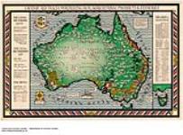 A map of Australia. Portraying agricultural products & fisheries [cartographic material] ca. 1930.