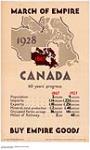Canada, March of Empire, - Buy Empire Goods 1928.