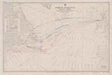 North Atlantic route chart [cartographic material] : showing lane routes north of Ireland / 19 March 1937, July 1955.