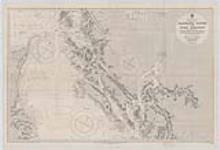 British Columbia. Caamaño Sound to Port Simpson including the north part of Hecate Strait [cartographic material] / compiled from surveys by Staff Commr. D. Pender R.N., 1867-70, Captains J.F. Parry and F.C. Learmonth, H.M. surveying ship 'Egeria', 1907-9, and Canadian government charts to 1932 1933, 1937.