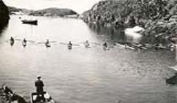 Start kayak race July 1934.