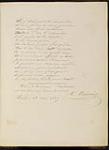 Autograph poem, "Si j'étais peintre ou poète" 12 mai 1859.