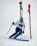 Canadian woman entrant in women's downhill skiing, Tenth Olympic Winter Games Feb. 1968
