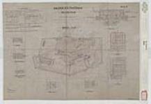 Halifax, N.S. Fort Ogilvie. Record plan. [General surface plan and 8 particular plans] [architectural drawing] 1901