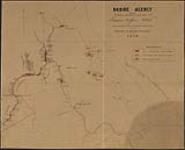 Carte des réserves (Premières Nations) administraient par l'Agence de Babine, daté en 1916. 